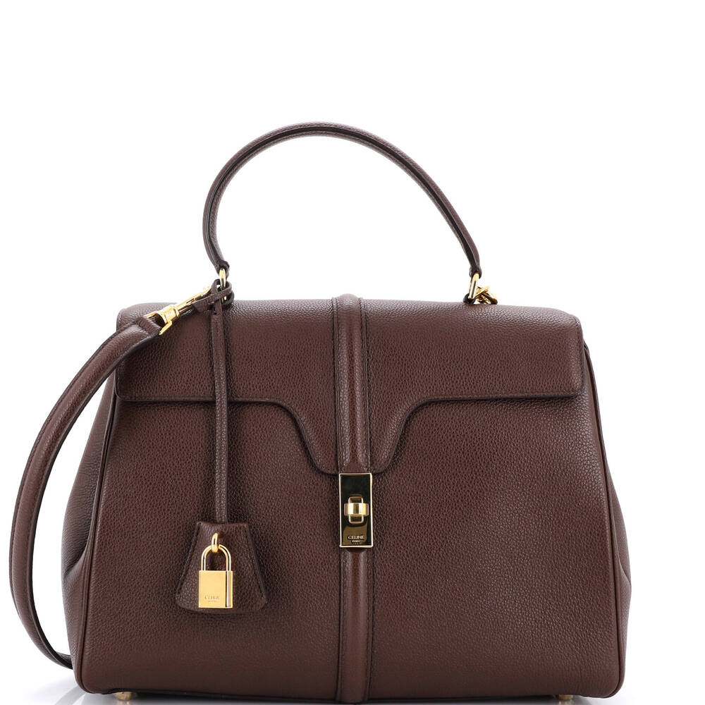 Celine 16 Top Handle Bag Grained #269821C23B